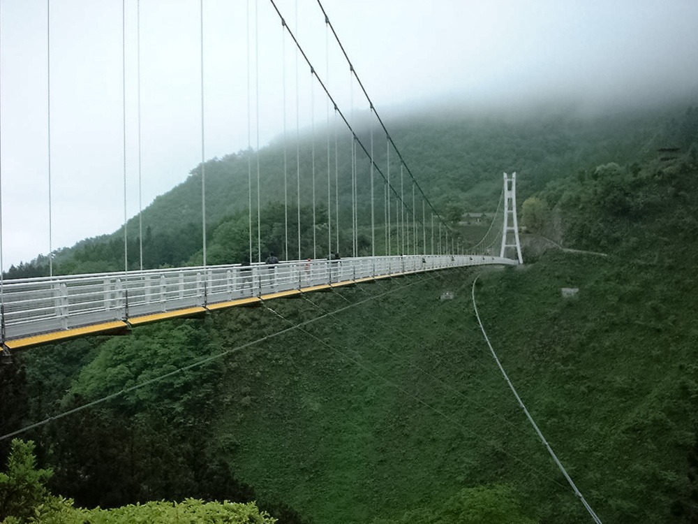 上野村のスカイブリッジ