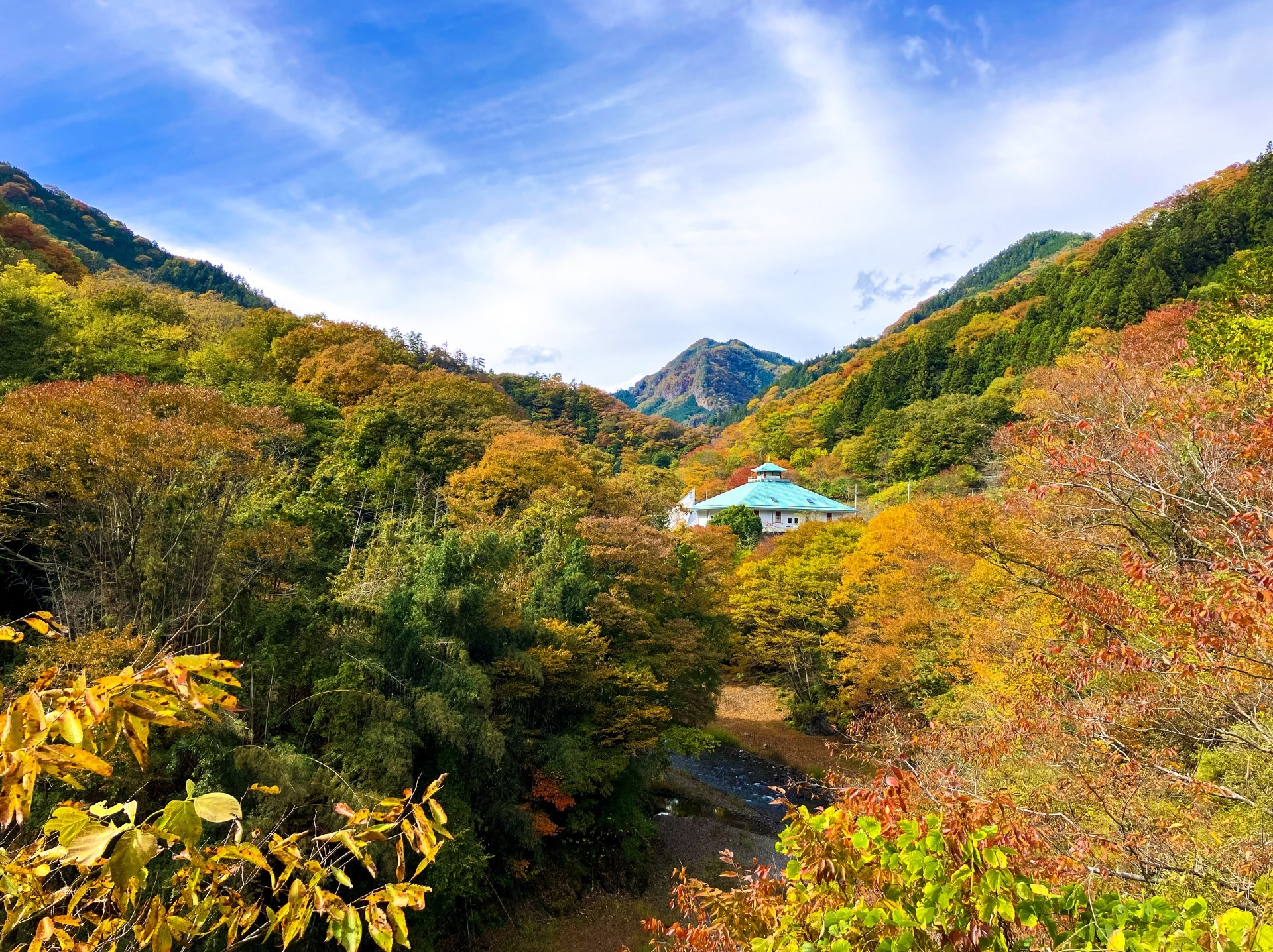 神流町の紅葉風景